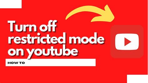 Turn Restricted Mode on or off on YouTube